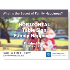 HPFY - "What Is The Secret Of Family Happiness" - Table